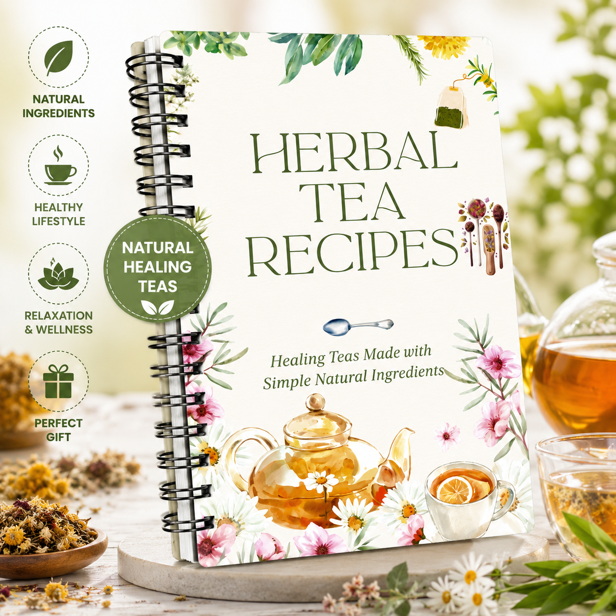 Herbal Wellness Book - Herbal Tea Recipes Book – Natural