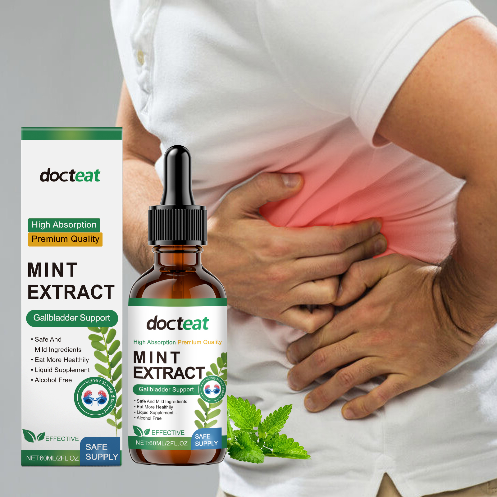 Herbal Wellness Drops - Lemongrass Essential Oil Drops for Daily