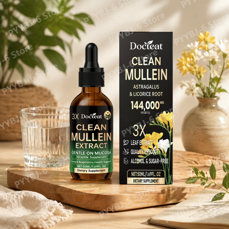 Herbal Wellness Drops - Mullein Astragalus & Licorice Root Extract
