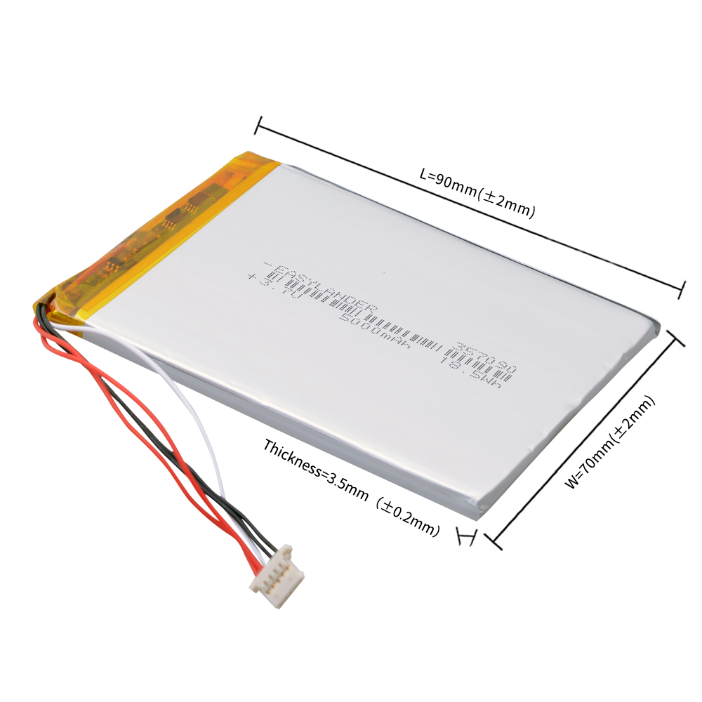 5-wire  357090 3.7V 5000mAh Re - Herbal Wellness Book 评论和价格