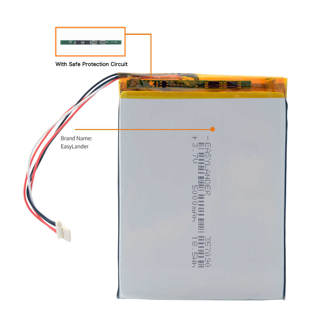 5-wire  357090 3.7V 5000mAh Re - Herbal Wellness Book 评论和价格