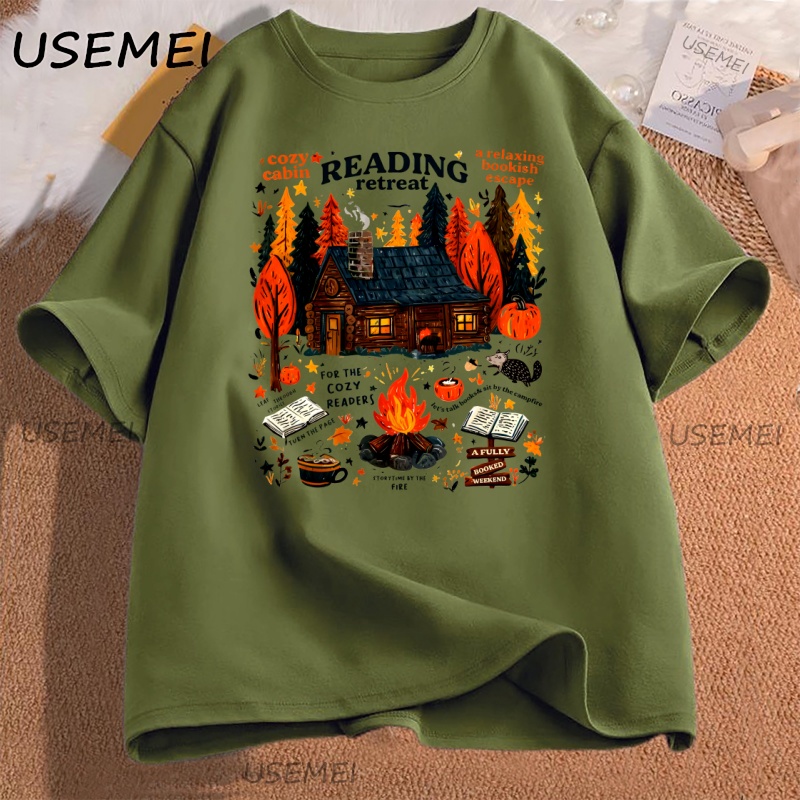 Cozy Cabin Reading Retreat T-s - Herbal Wellness Book 评论和价格