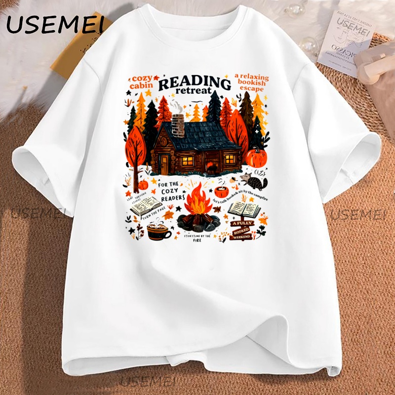 Cozy Cabin Reading Retreat T-s - Herbal Wellness Book 评论和价格