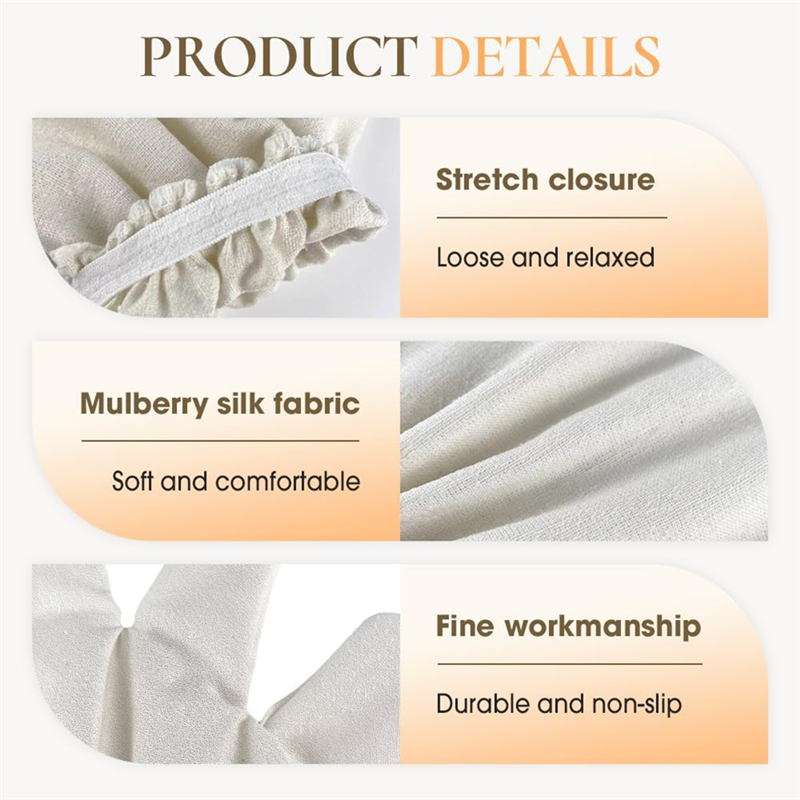 HIM-Gloves Raw Silk Massage Gl - Ayurvedic & Herbal Wellness Kits 评论和价格