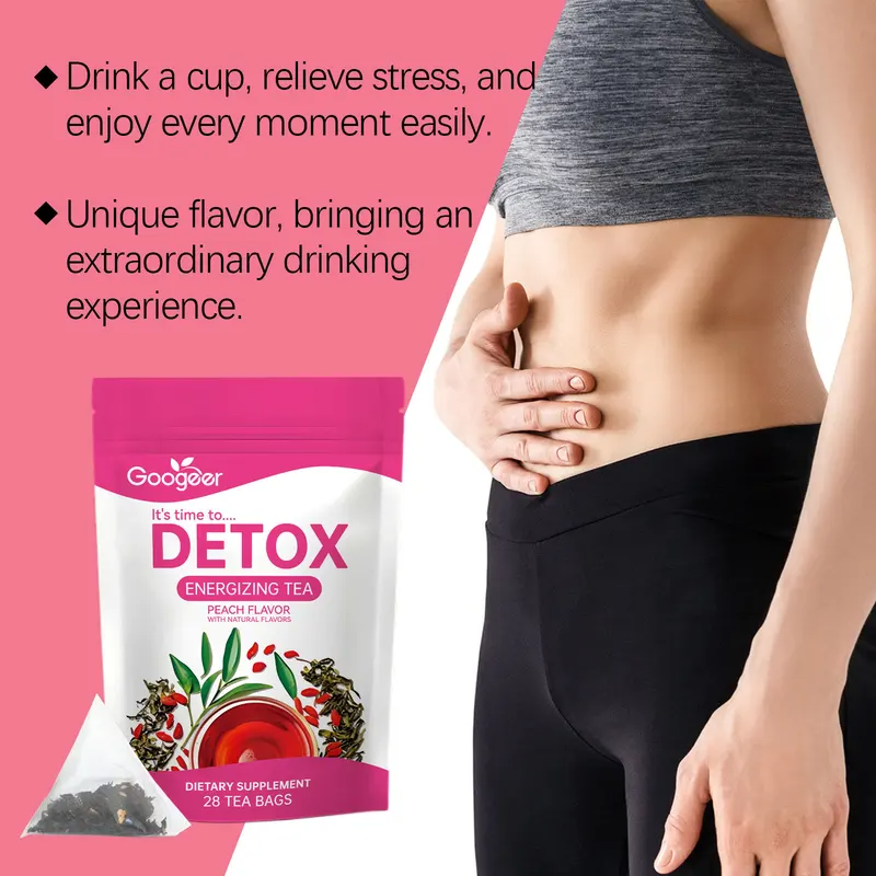 Detox Energizing Tea Peach Fla - Herbal Weight Gain 评论和价格