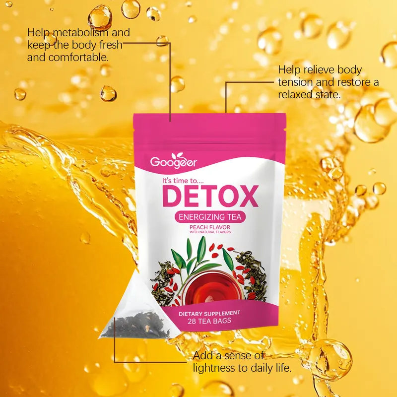 Detox Energizing Tea Peach Fla - Herbal Weight Gain 评论和价格