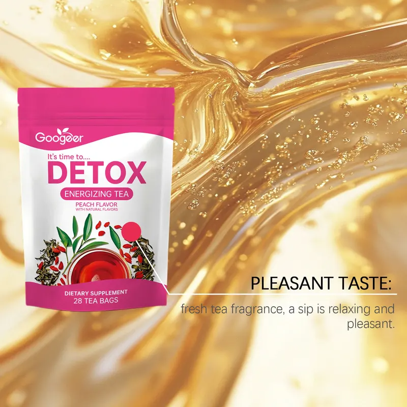 Detox Energizing Tea Peach Fla - Herbal Weight Gain 评论和价格