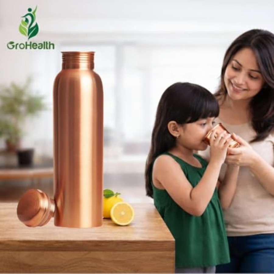 Pure Copper Water 34oz 1 Litre - Ayurvedic & Herbal Wellness Kits 评论和价格