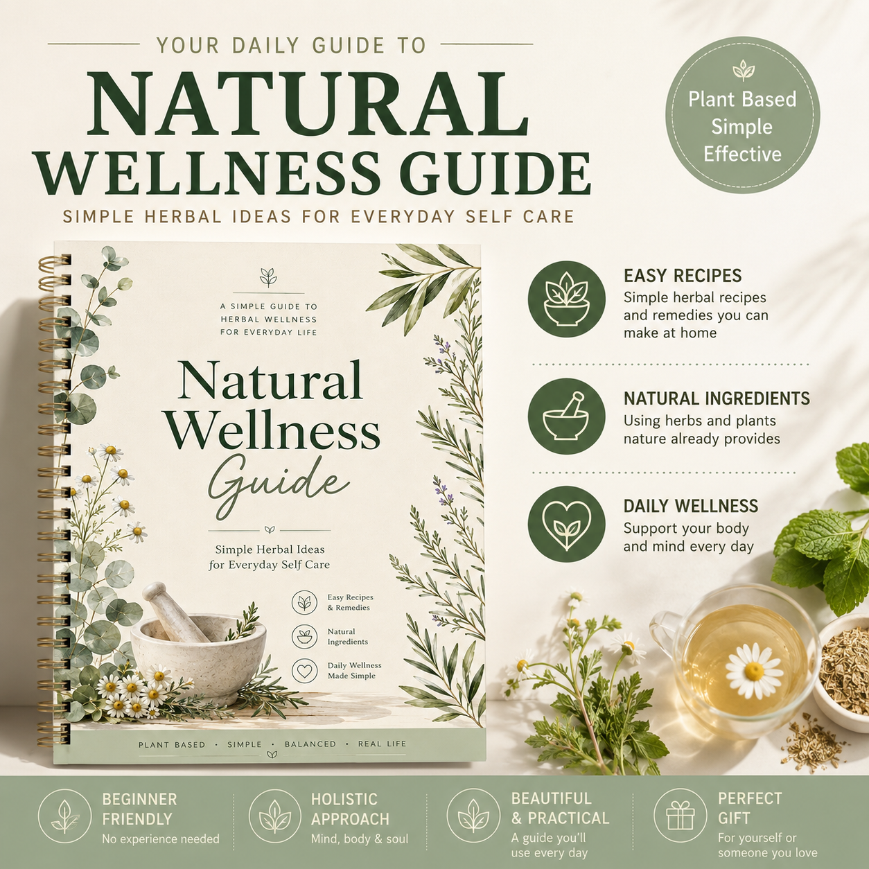 Natural Herbal Healing Guide B - Herbal Wellness Book 评论和价格