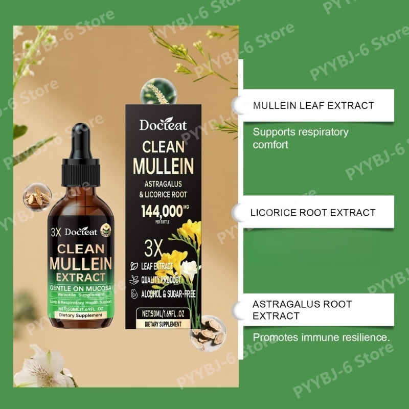 Mullein Astragalus & Licorice  - Herbal Wellness Drops 评论和价格