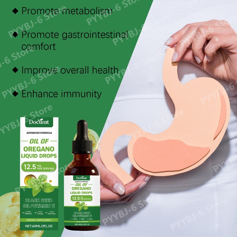 Oregano Oil Liquid Drops 60ml  - Herbal Wellness Drops 评论和价格