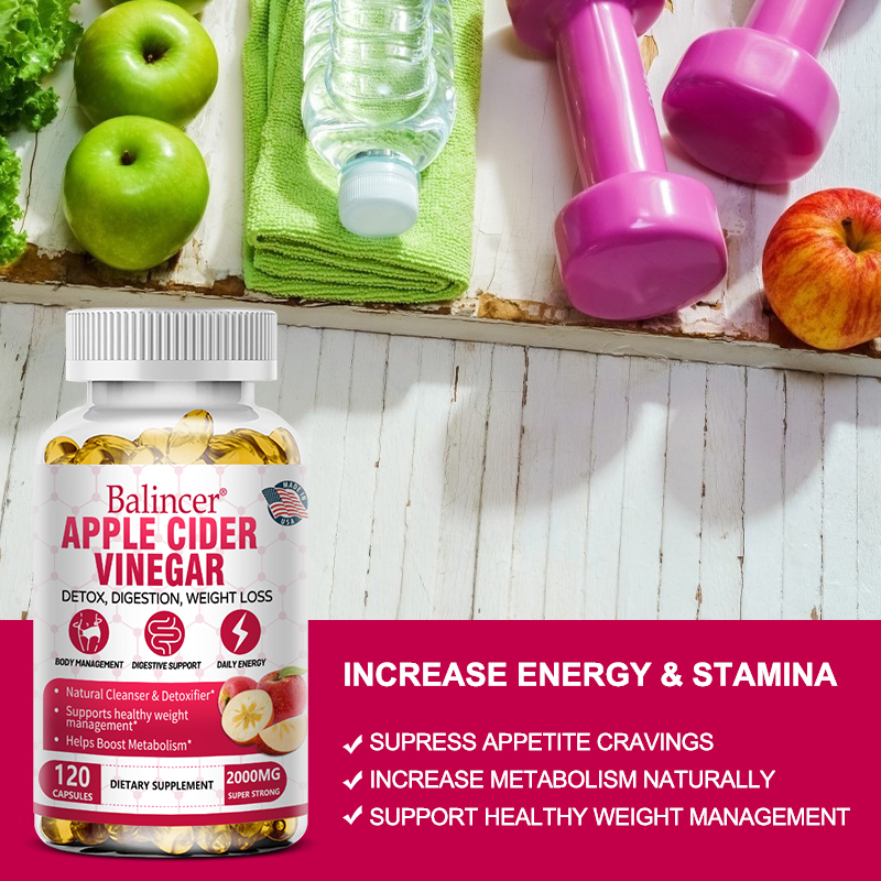 Apple Cider Vinegar 1400MG Cap - Herbal Weight Gain 评论和价格